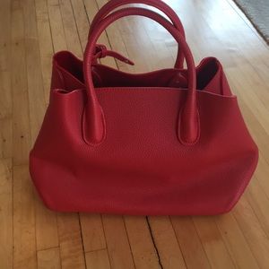 Gorgeous red bag designer inspired